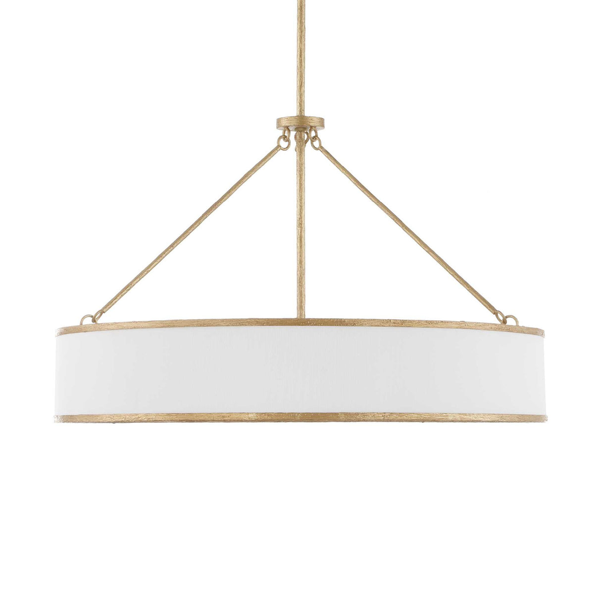 Modern European furniture - Gold Framed 8-Light Pendant Lamp - www.oroa.com
