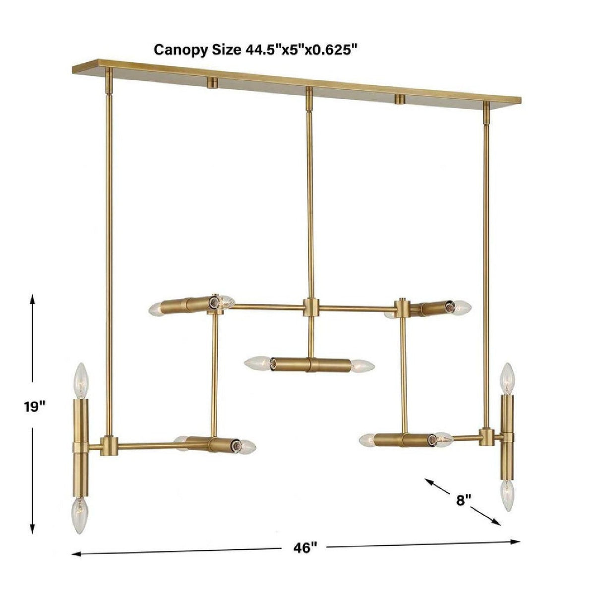 Modern European furniture - Antique Brass 14-Light Chandelier - www.oroa.com