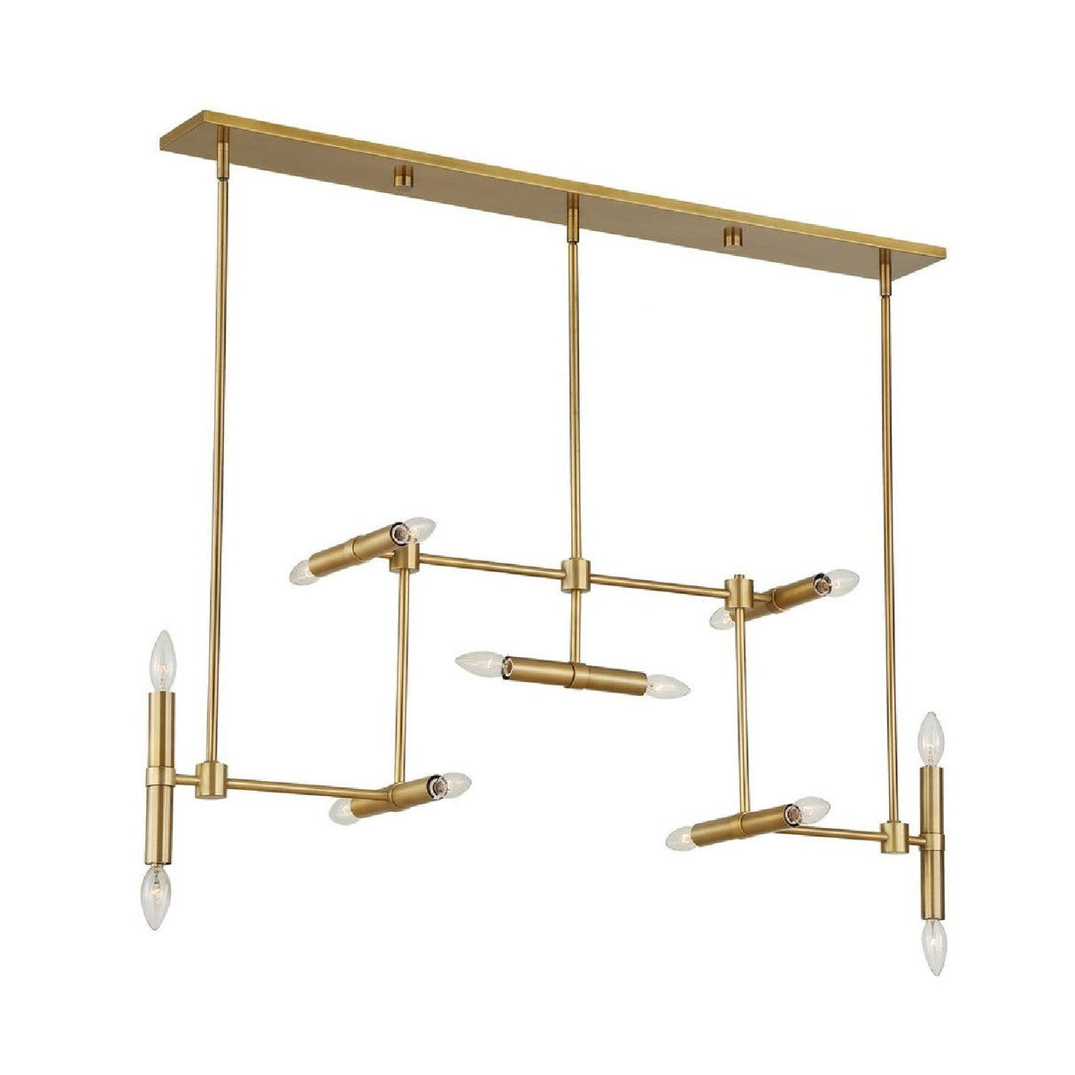 Modern European furniture - Antique Brass 14-Light Chandelier - www.oroa.com