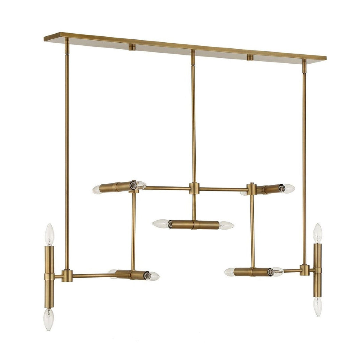 Modern European furniture - Antique Brass 14-Light Chandelier - www.oroa.com