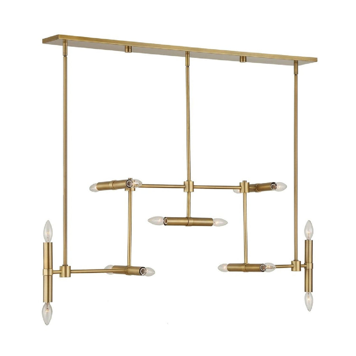 Modern European furniture - Antique Brass 14-Light Chandelier - www.oroa.com
