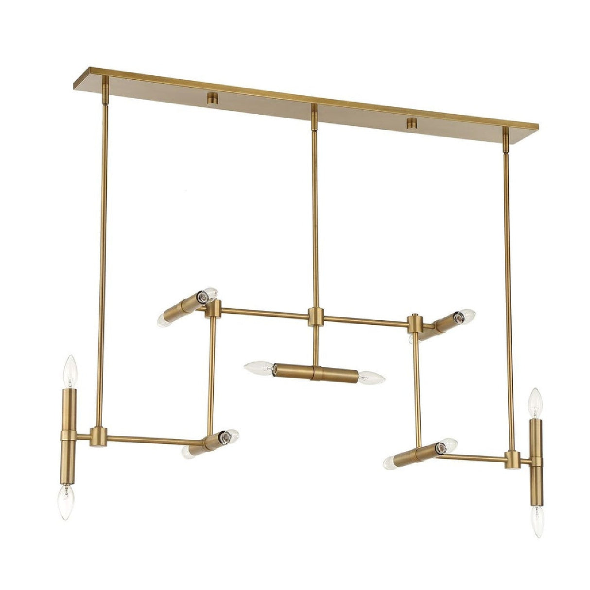 Modern European furniture - Antique Brass 14-Light Chandelier - www.oroa.com