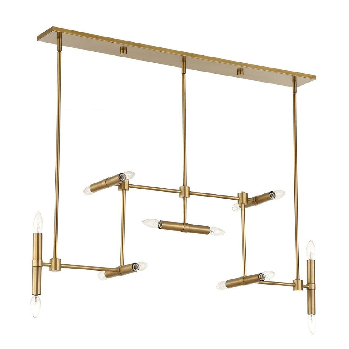 Modern European furniture - Antique Brass 14-Light Chandelier - www.oroa.com
