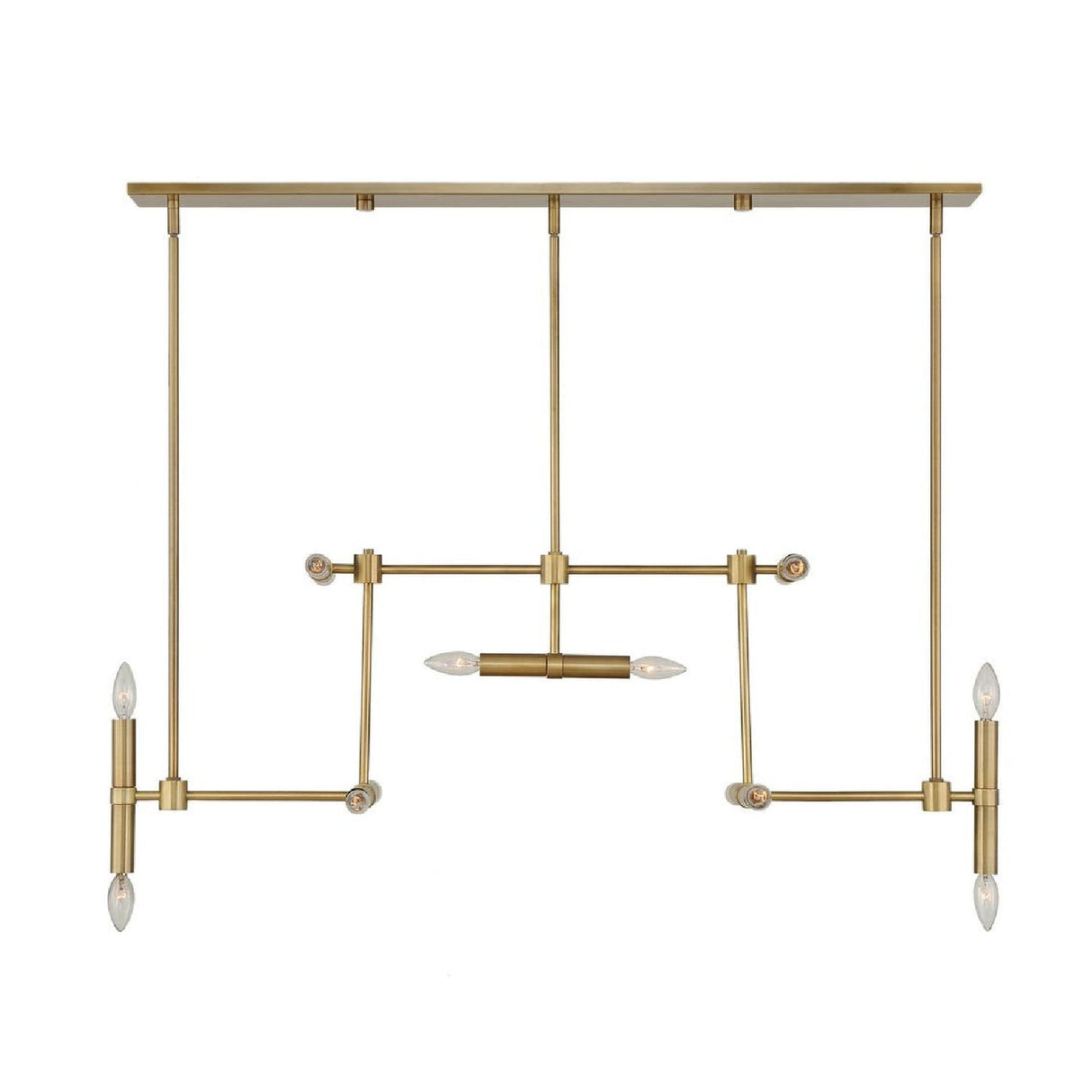 Modern European furniture - Antique Brass 14-Light Chandelier - www.oroa.com