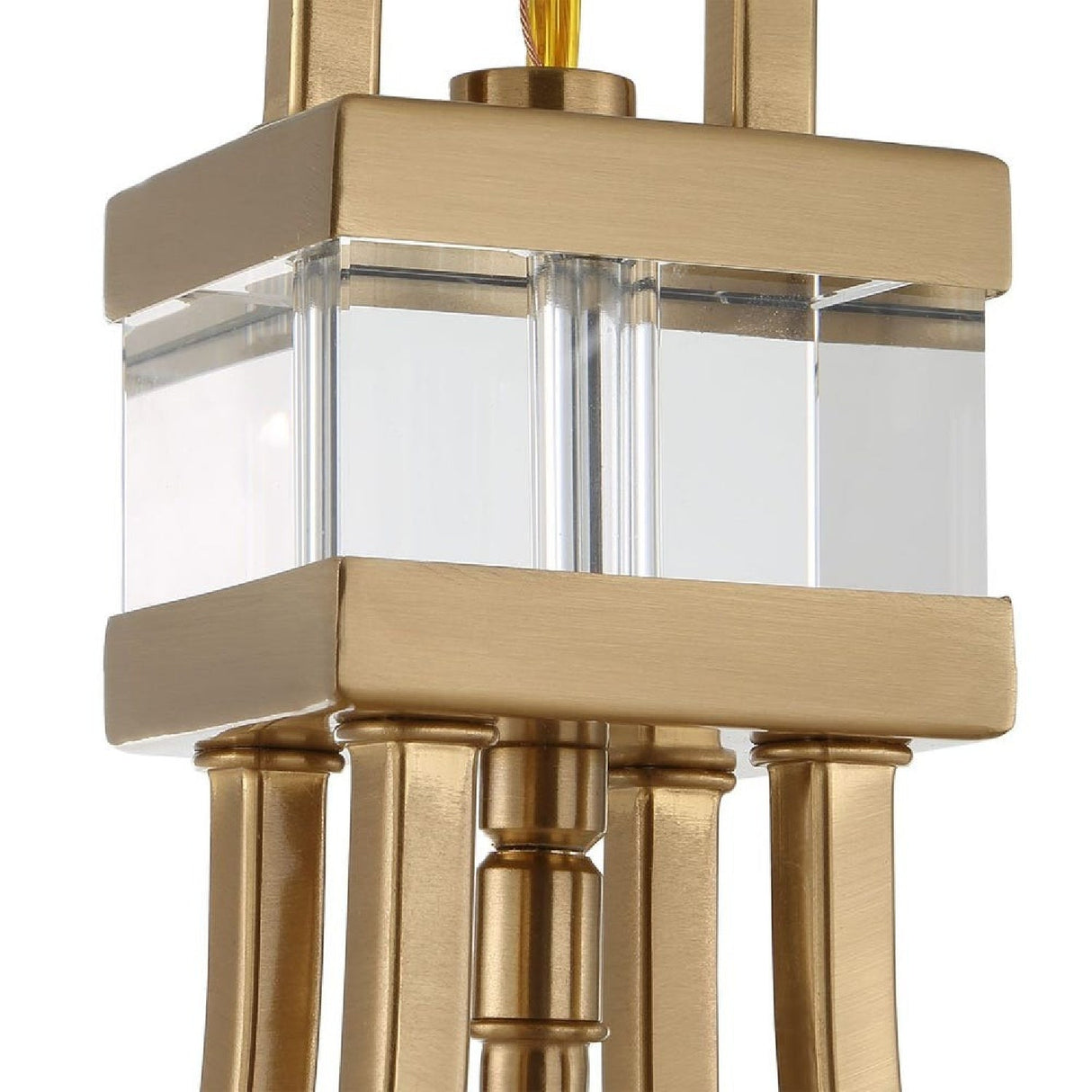 Modern European furniture - Brass Framed Lantern Pendant Lamp - www.oroa.com