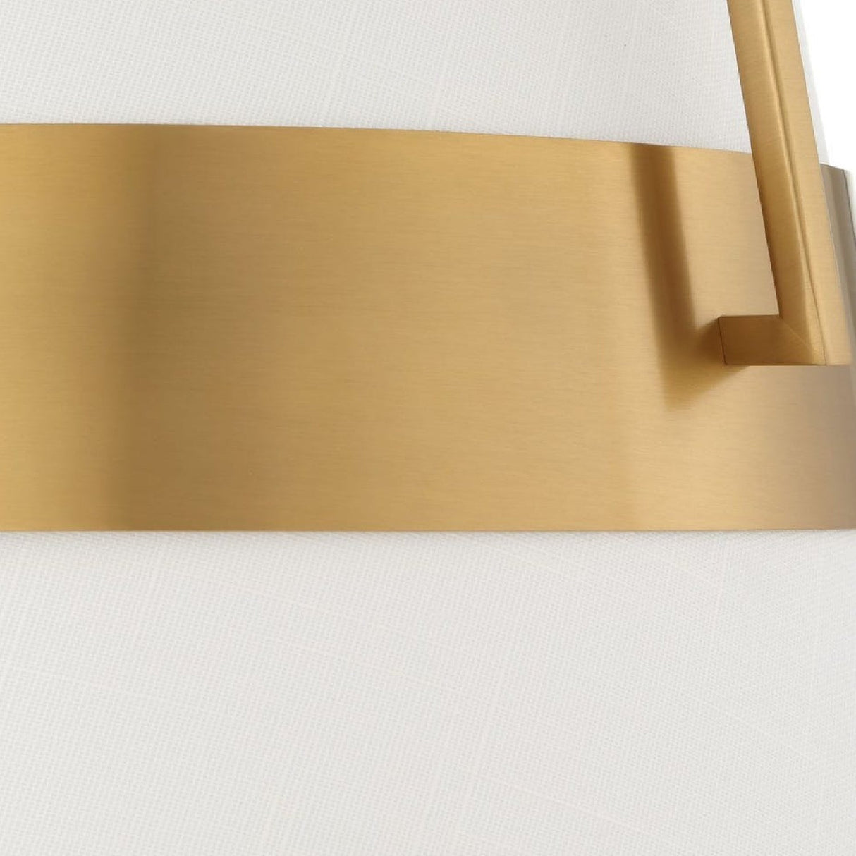 White Linen Tapered Pendant Lamp | Uttermost Harness - www.oroa.com