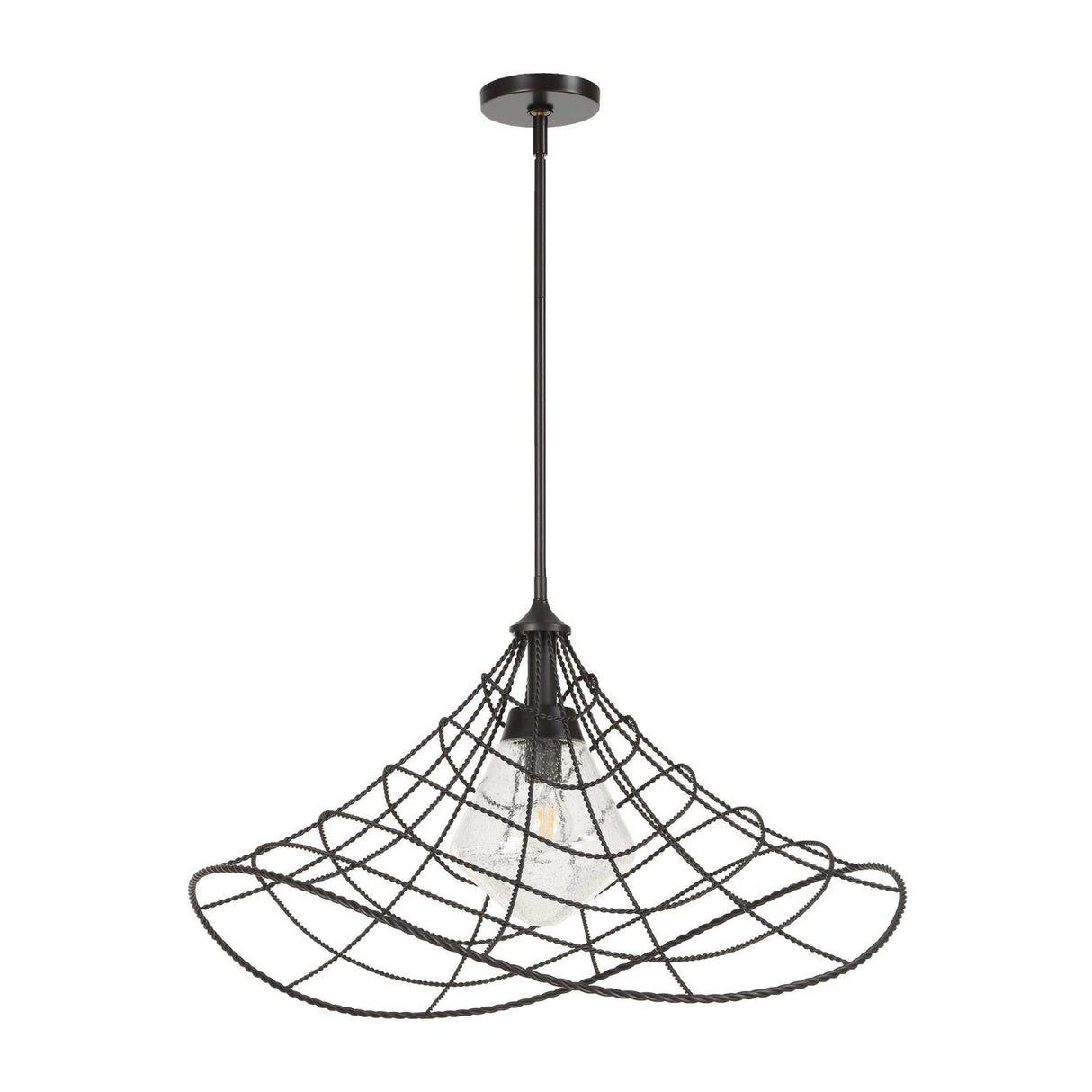 Modern European furniture - Twisted Bronze Indoor/Outdoor Pendant Lamp - www.oroa.com