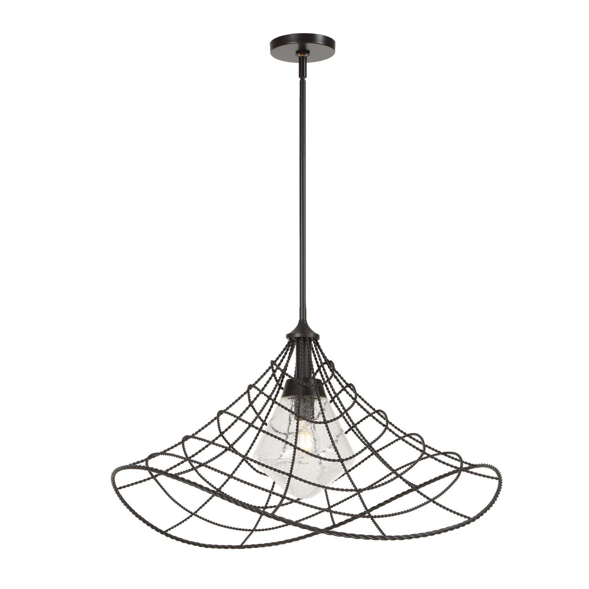 Modern European furniture - Twisted Bronze Indoor/Outdoor Pendant Lamp - www.oroa.com