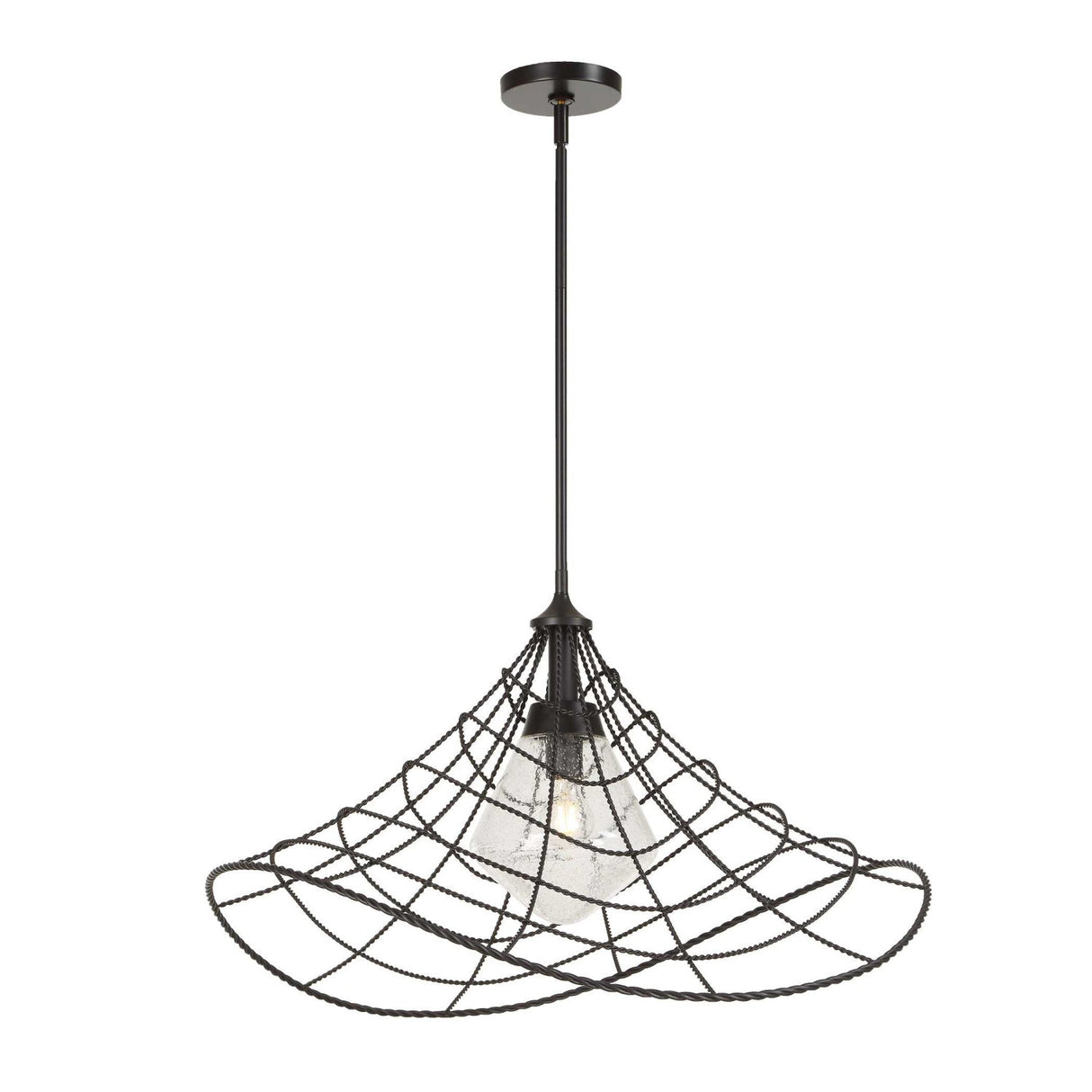 Modern European furniture - Twisted Bronze Indoor/Outdoor Pendant Lamp - www.oroa.com