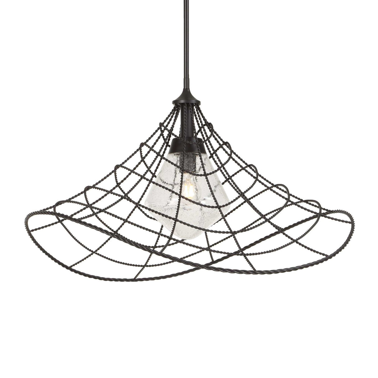 Modern European furniture - Twisted Bronze Indoor/Outdoor Pendant Lamp - www.oroa.com