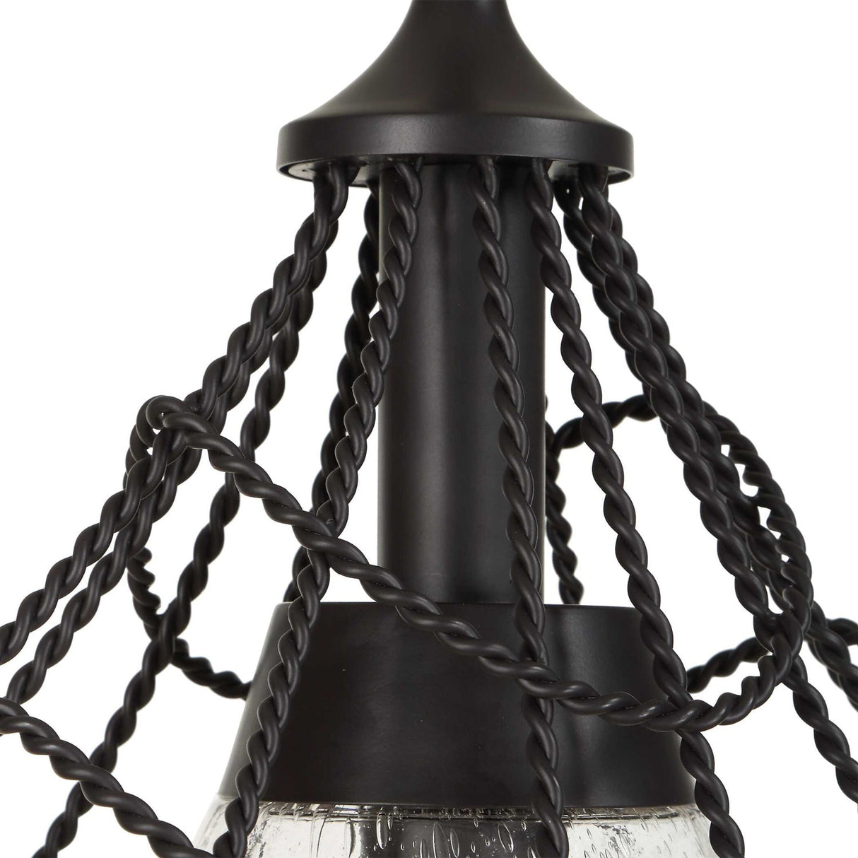 Modern European furniture - Twisted Bronze Indoor/Outdoor Pendant Lamp - www.oroa.com