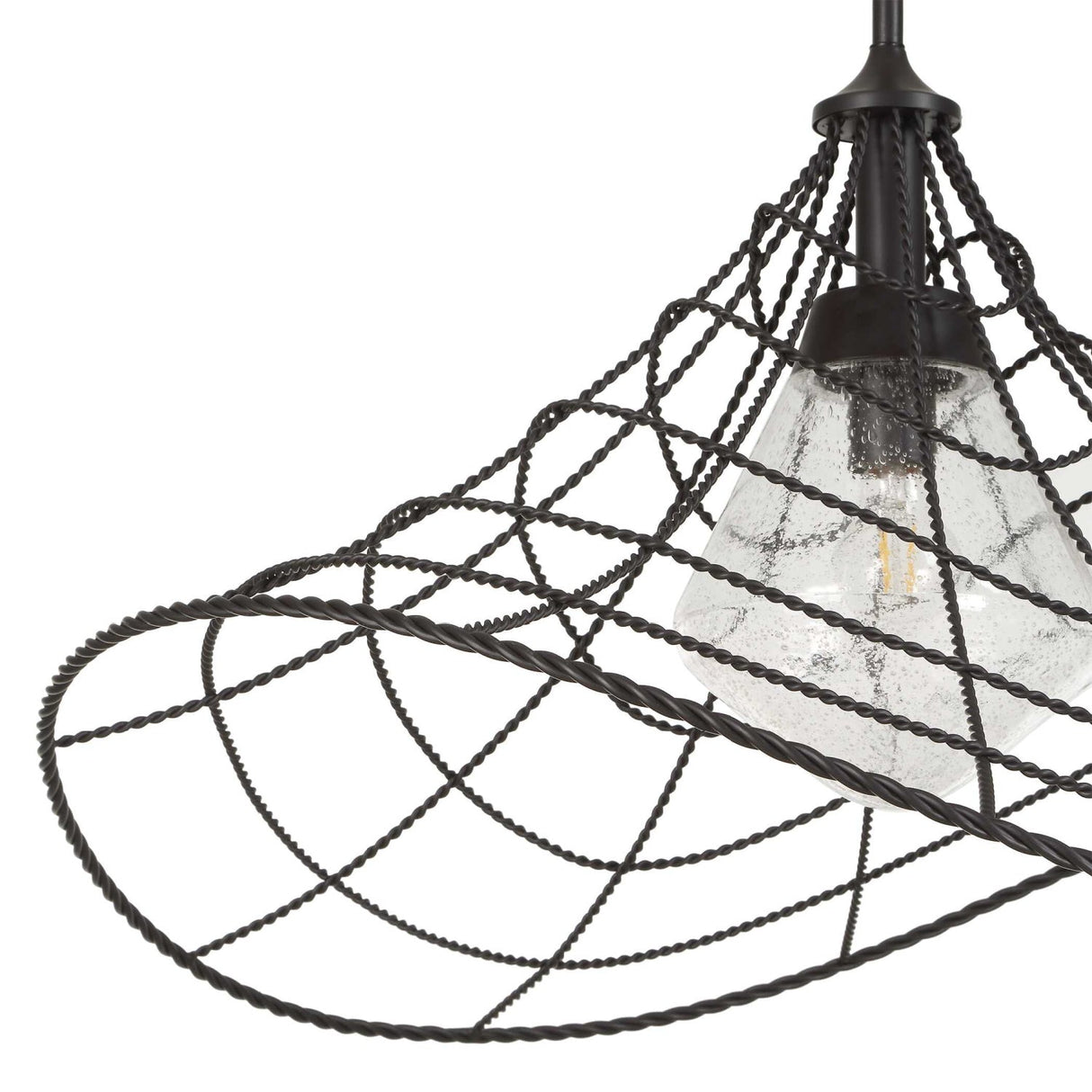Modern European furniture - Twisted Bronze Indoor/Outdoor Pendant Lamp - www.oroa.com