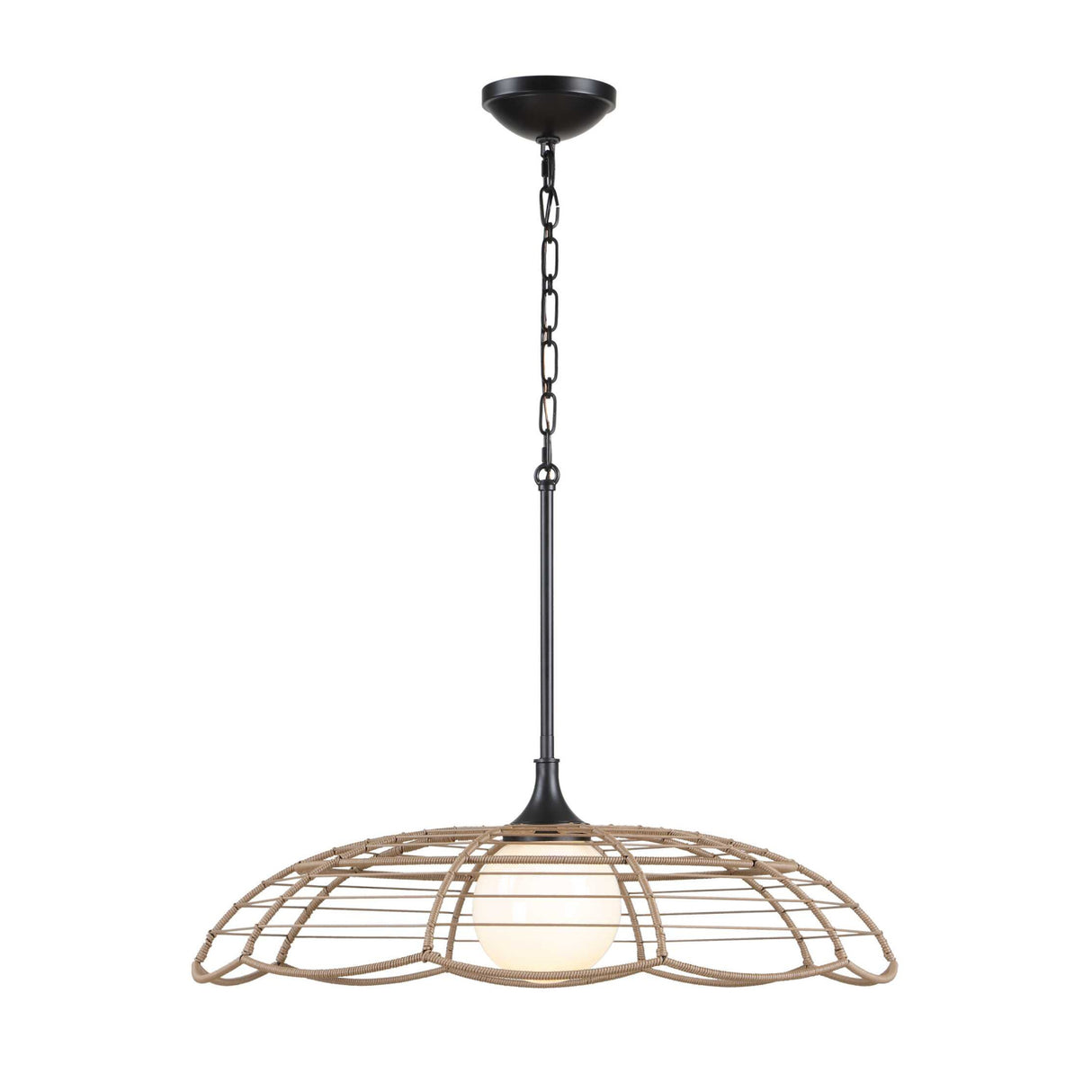 Modern European furniture - Scalloped Indoor/Outdoor Pendant Lamp - www.oroa.com