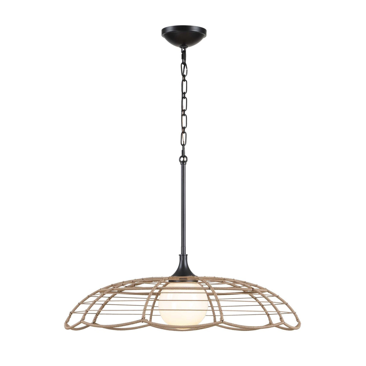 Modern European furniture - Scalloped Indoor/Outdoor Pendant Lamp - www.oroa.com