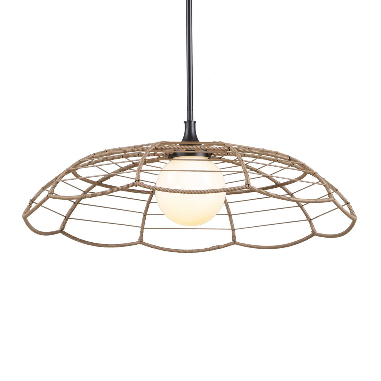 Modern European furniture - Scalloped Indoor/Outdoor Pendant Lamp - www.oroa.com