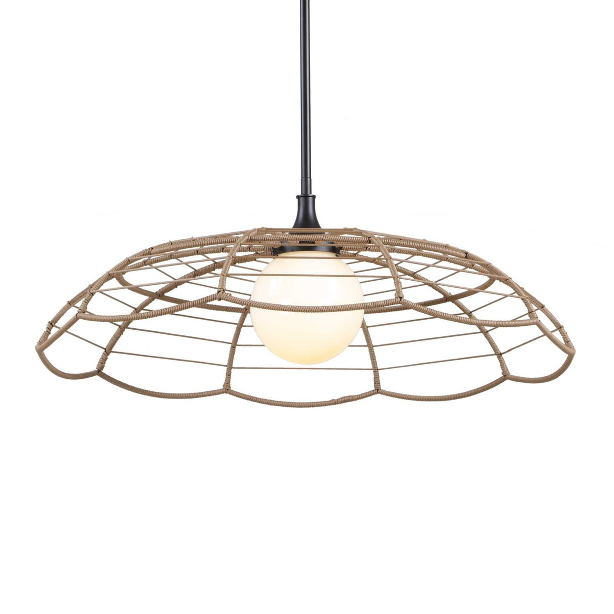 Modern European furniture - Scalloped Indoor/Outdoor Pendant Lamp - www.oroa.com