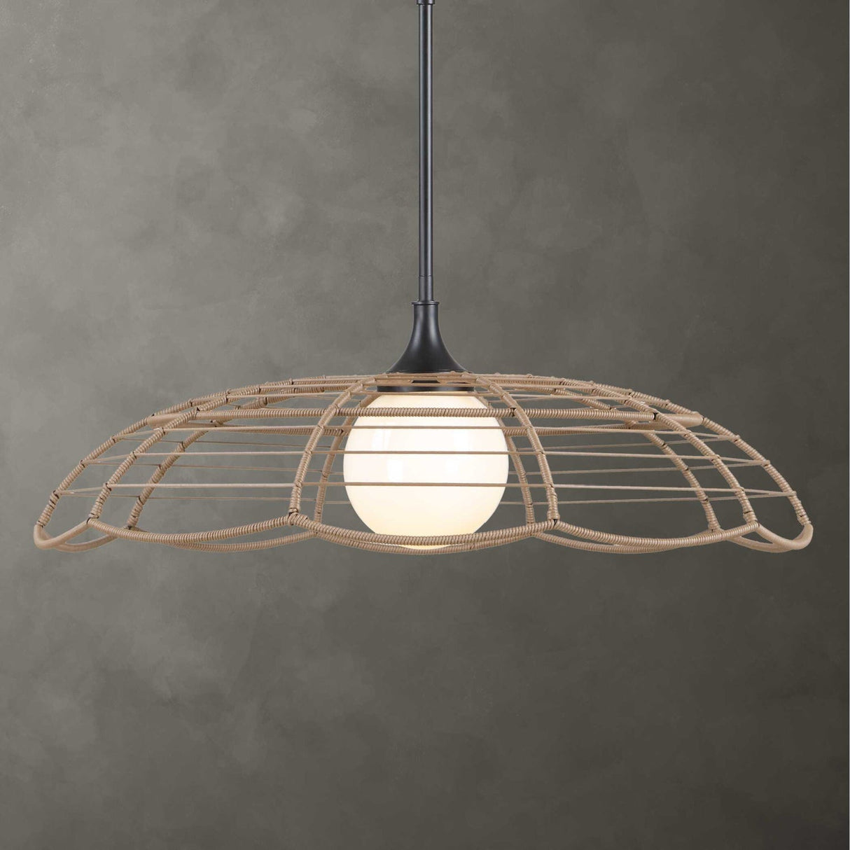 Modern European furniture - Scalloped Indoor/Outdoor Pendant Lamp - www.oroa.com