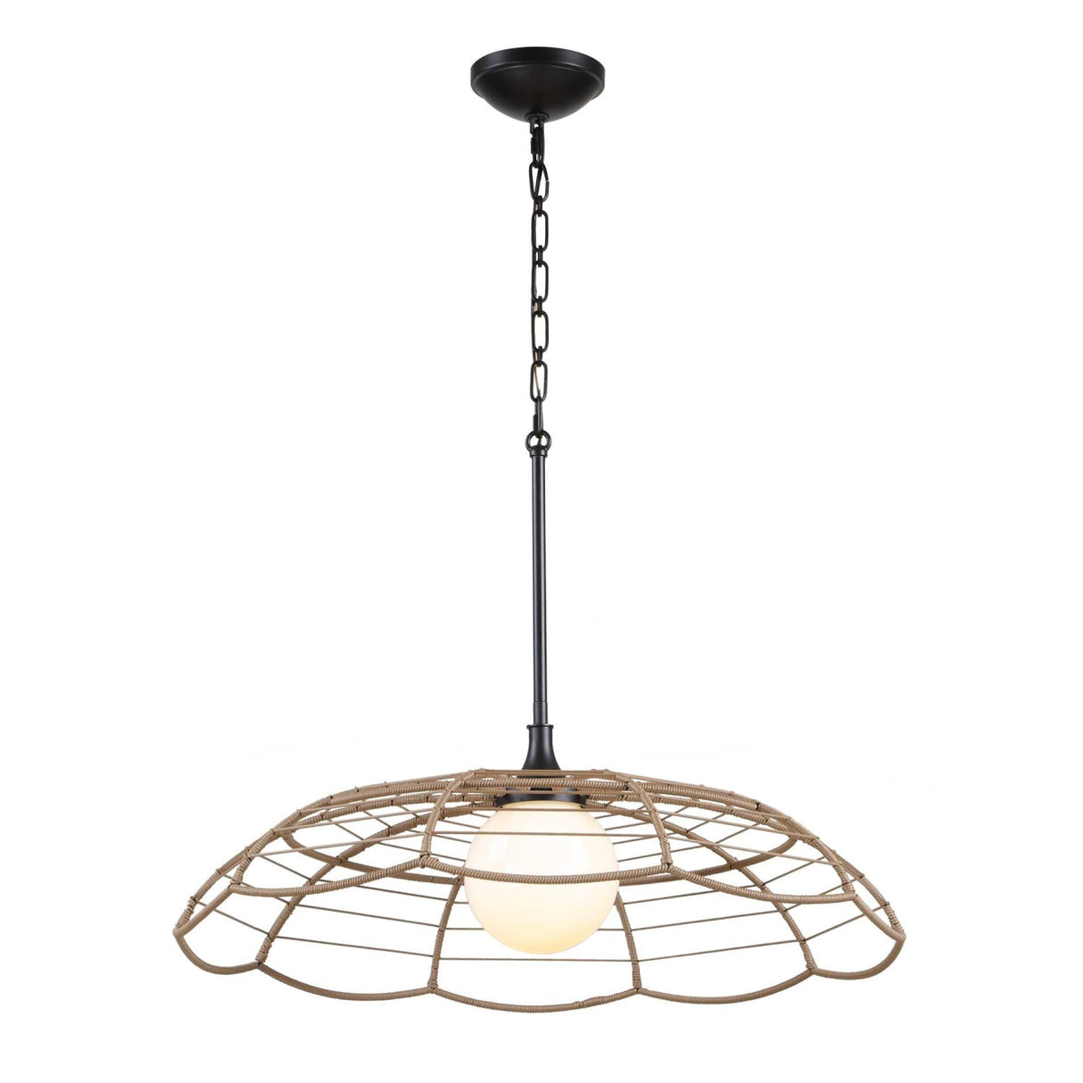 Modern European furniture - Scalloped Indoor/Outdoor Pendant Lamp - www.oroa.com