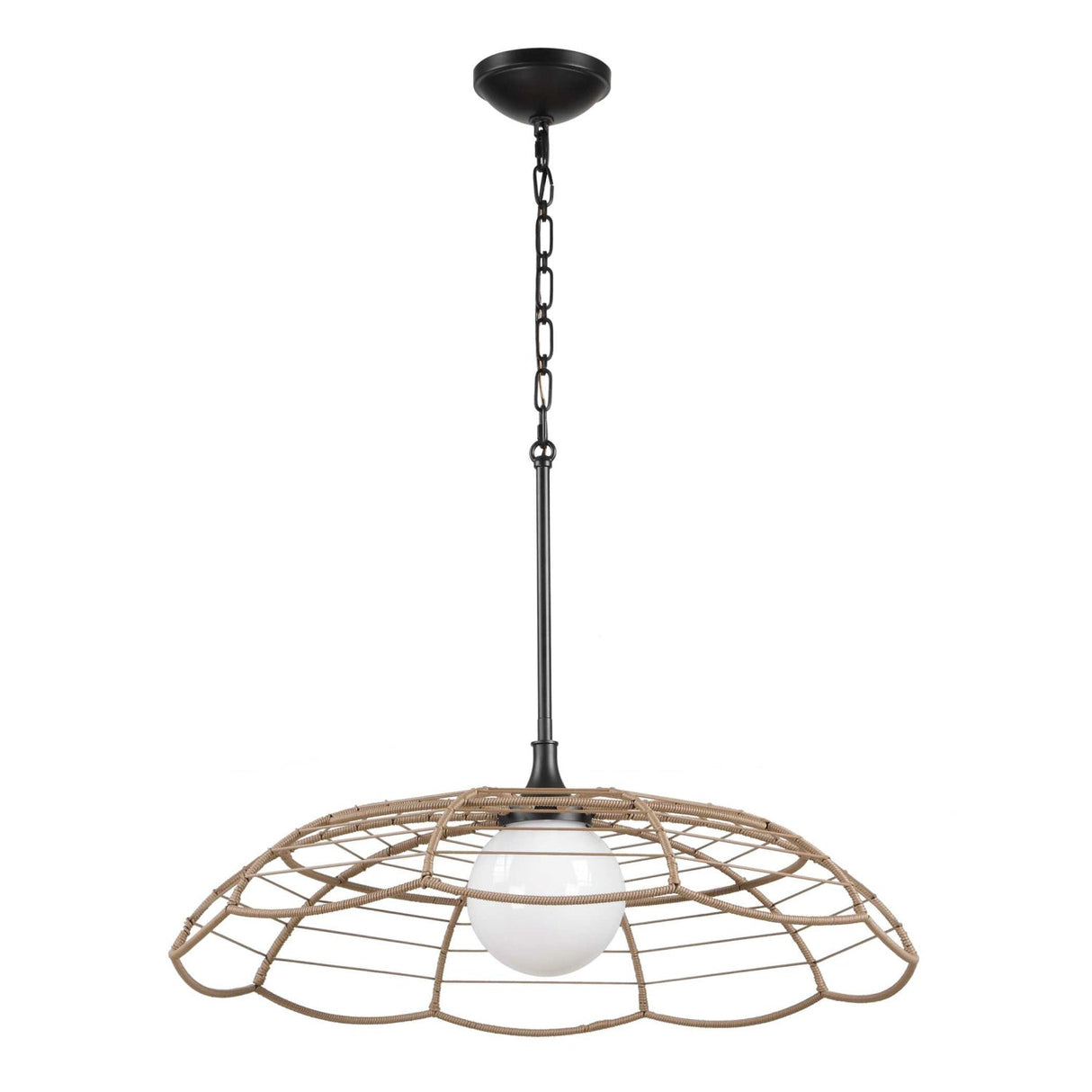 Modern European furniture - Scalloped Indoor/Outdoor Pendant Lamp - www.oroa.com