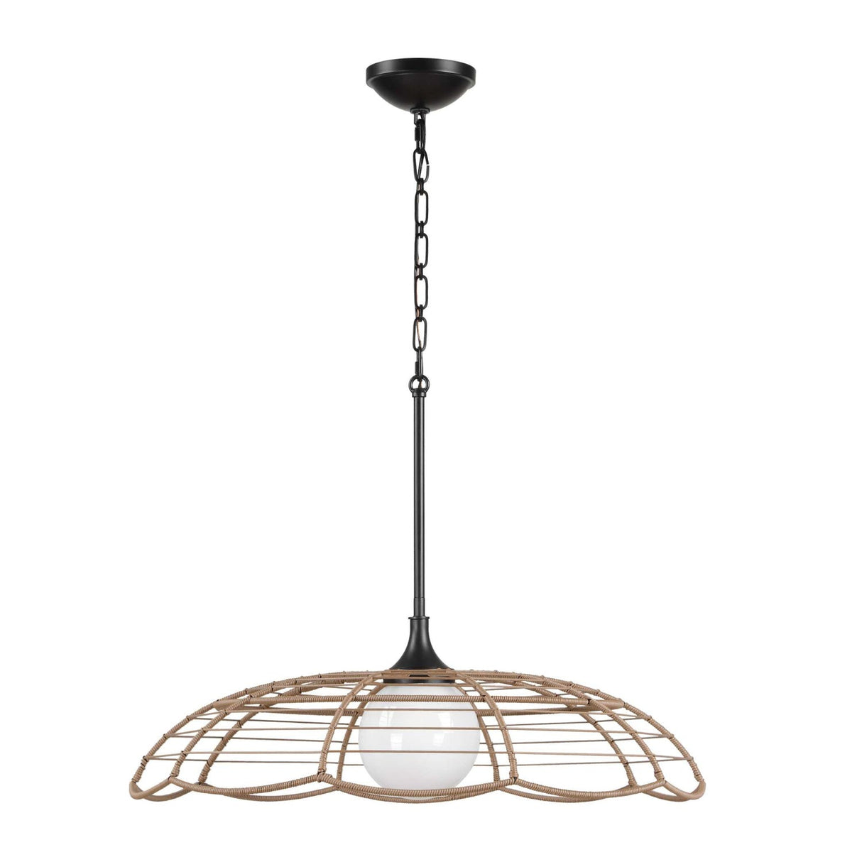 Modern European furniture - Scalloped Indoor/Outdoor Pendant Lamp - www.oroa.com