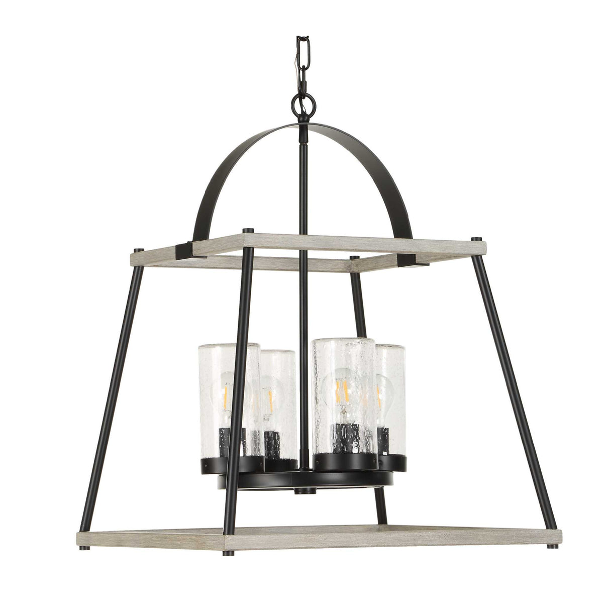 Modern European furniture - Seeded Glass 4-Light Indoor/Outdoor Pendant Lamp - www.oroa.com