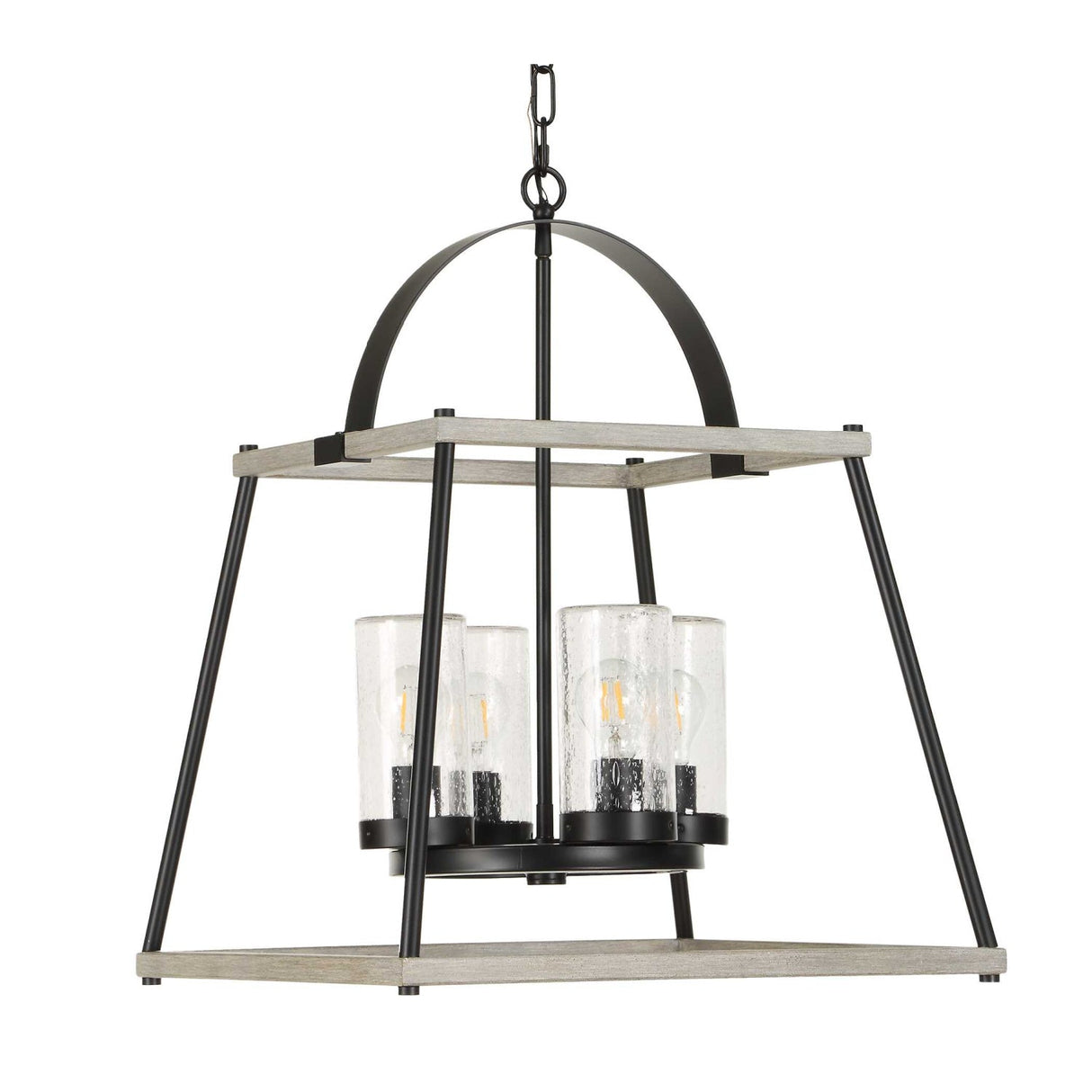 Modern European furniture - Seeded Glass 4-Light Indoor/Outdoor Pendant Lamp - www.oroa.com