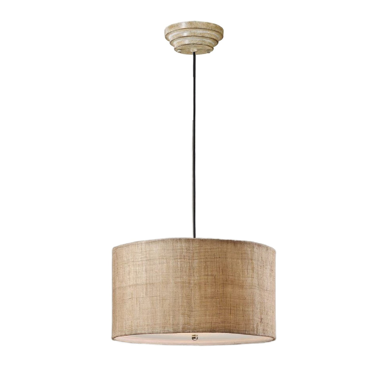 Burlap Weave Pendant Lamp | Uttermost Dafina - www.oroa.com