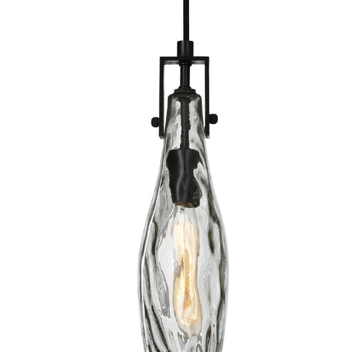 Watered Glass Mini Pendant Lamp | Uttermost Campester - www.oroa.com