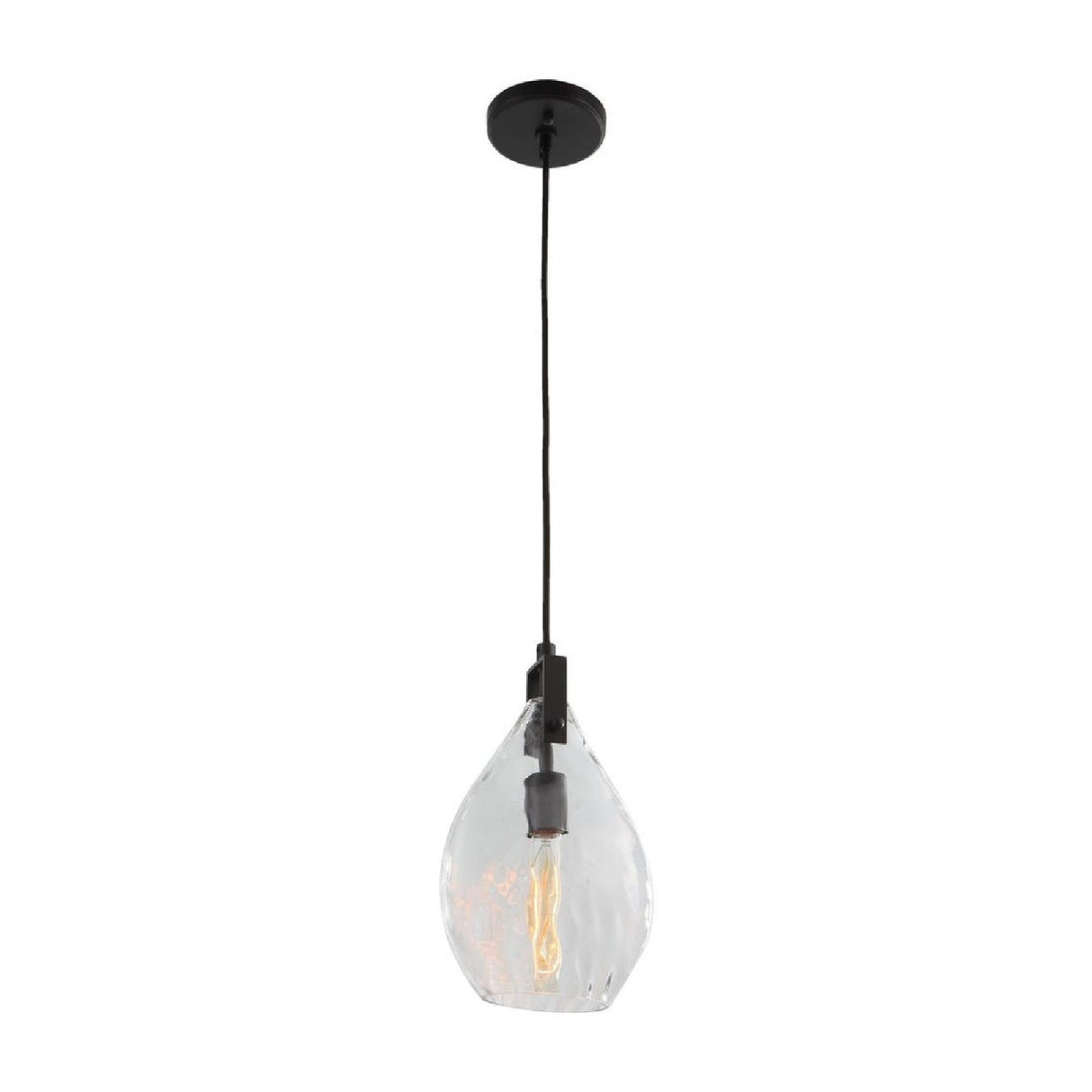Watered Glass Mini Pendant Lamp | Uttermost Campester - www.oroa.com