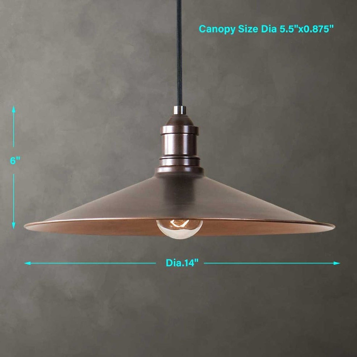 Antique Copper Pendant Lamp | Uttermost Barnstead - www.oroa.com
