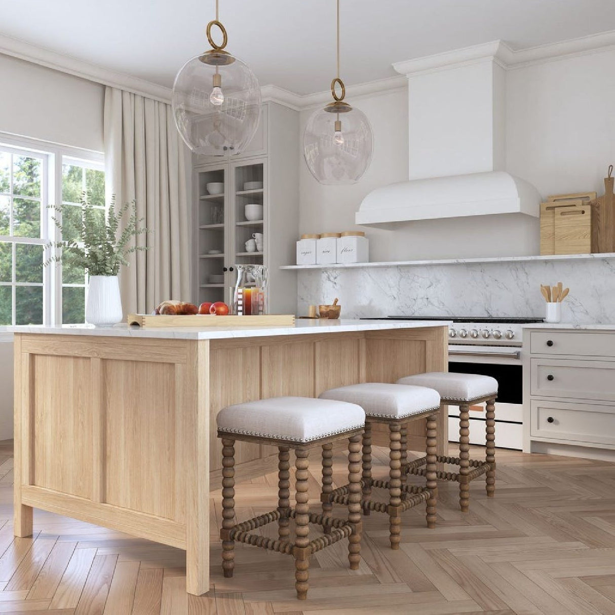 Blown Glass Pendant Lamp | Uttermost Calix - www.oroa.com