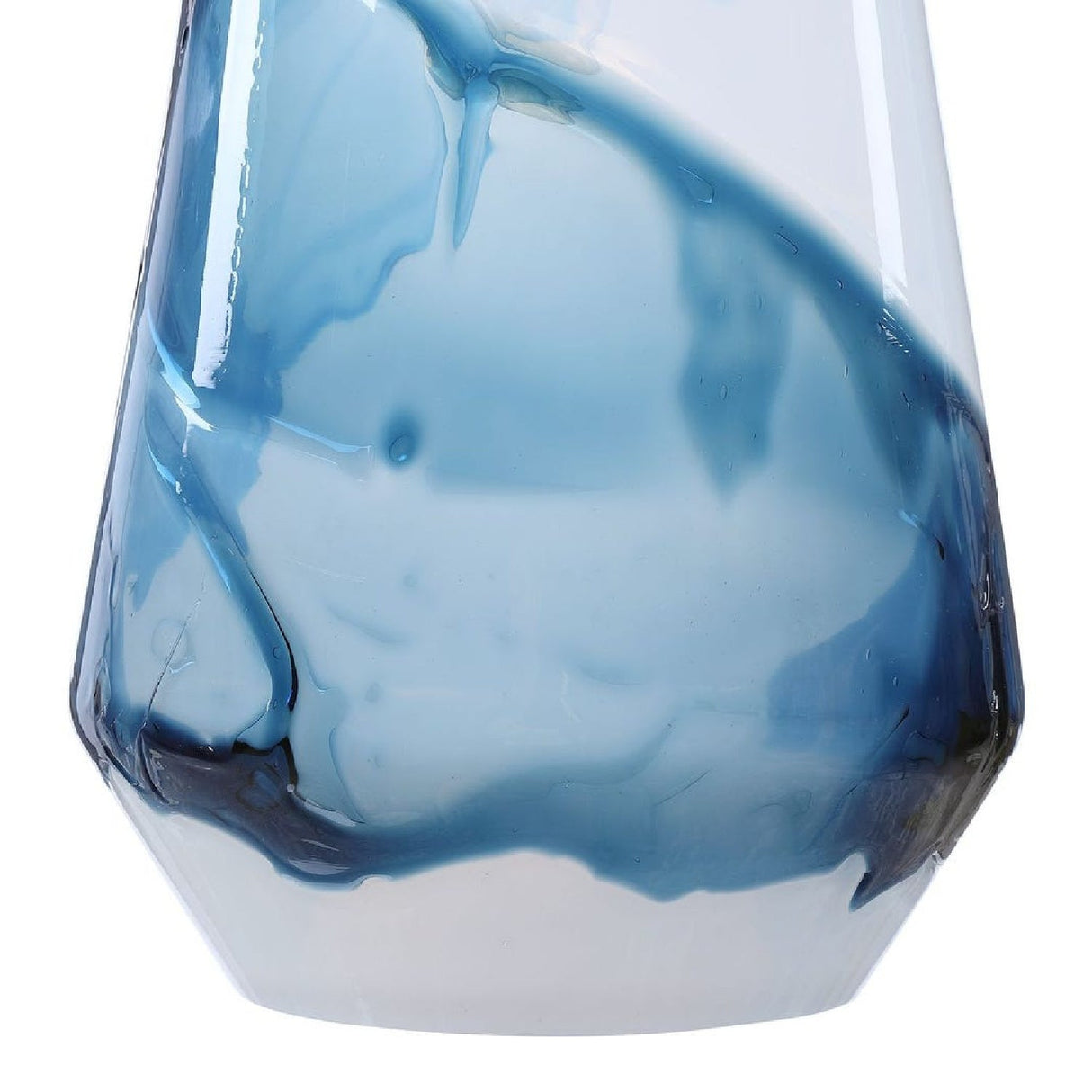 Modern European furniture - White & Blue Glass Pendant Lamp - www.oroa.com