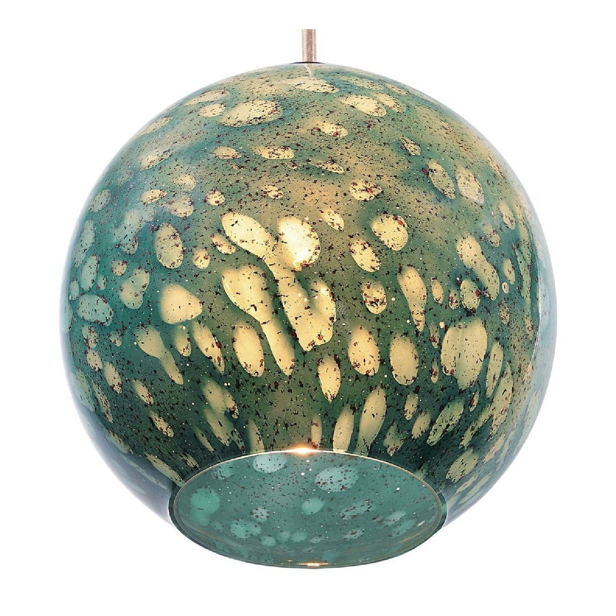 Blue Glass Sphere Pendant Lamp | Uttermost Gemblue - www.oroa.com