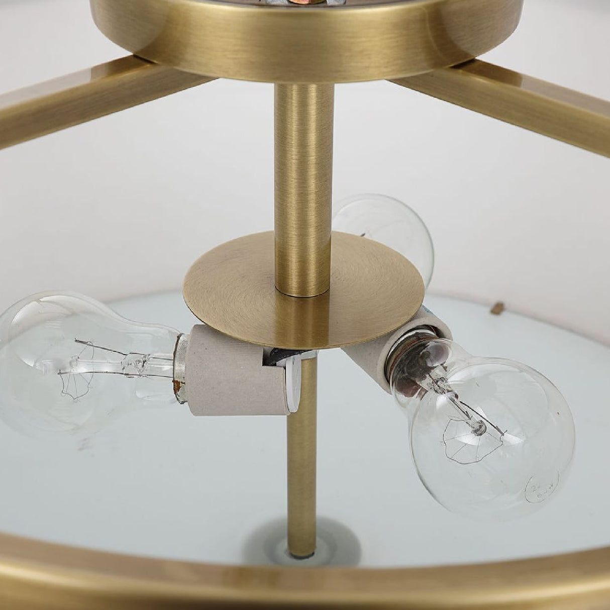 White Linen Ceiling Lamp | Uttermost Colfax - www.oroa.com