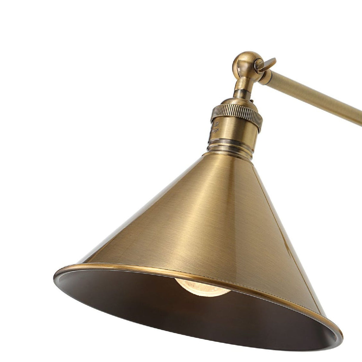 Antique Brass Conical Wall Lamp | Uttermost Exeter - www.oroa.com