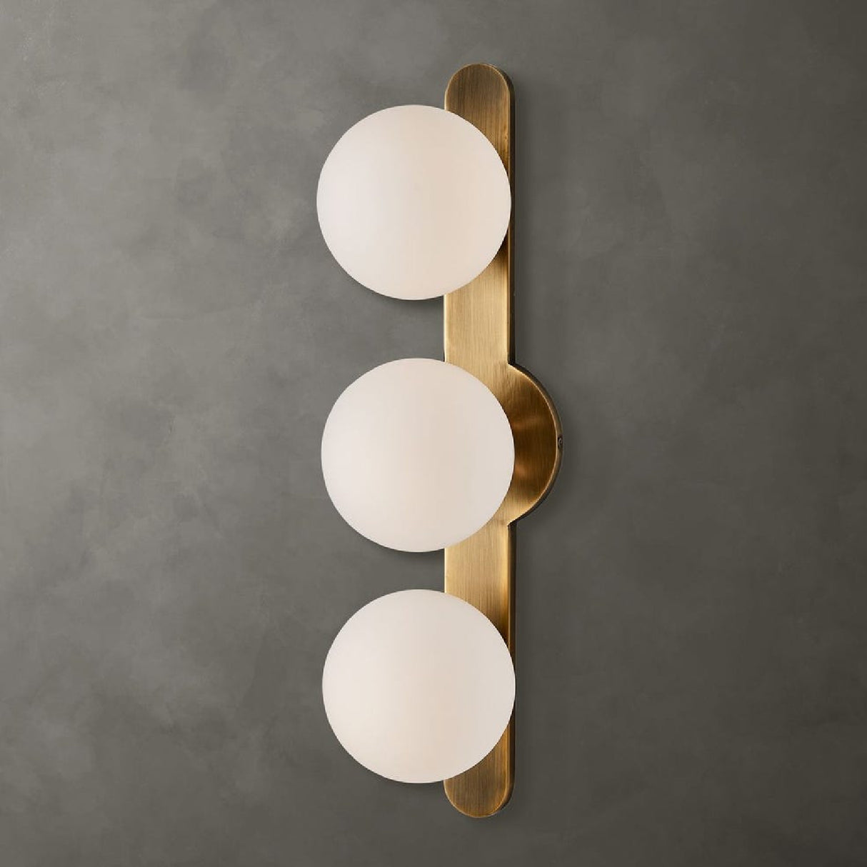 White Opal Globes 3-Light Wall Lamp | Uttermost Droplet - www.oroa.com