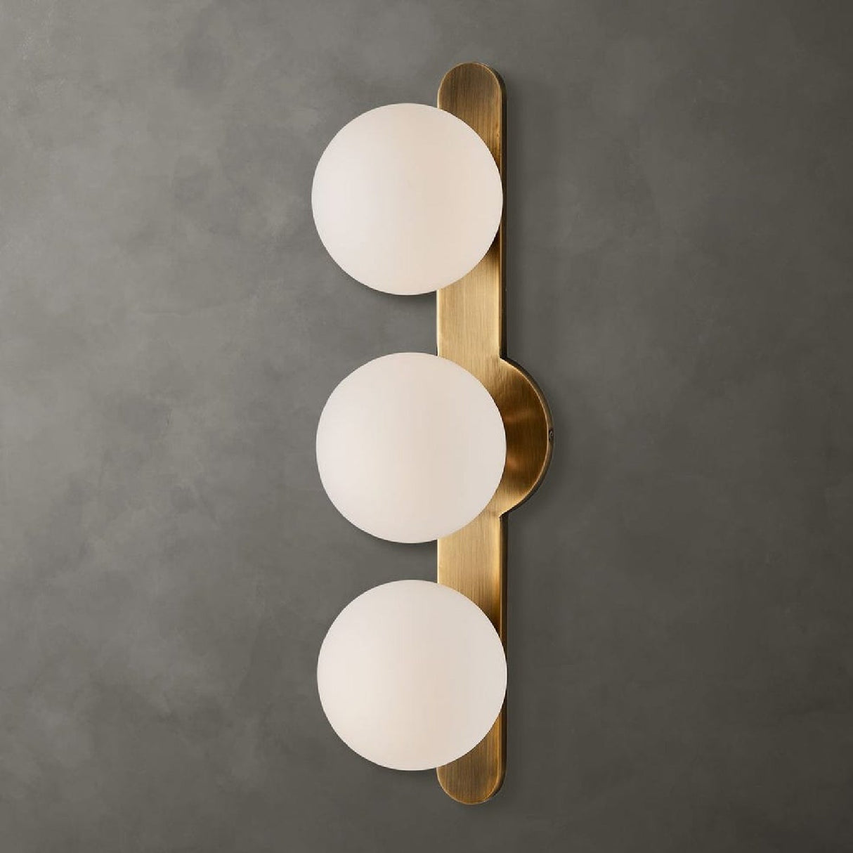 White Opal Globes 3-Light Wall Lamp | Uttermost Droplet - www.oroa.com