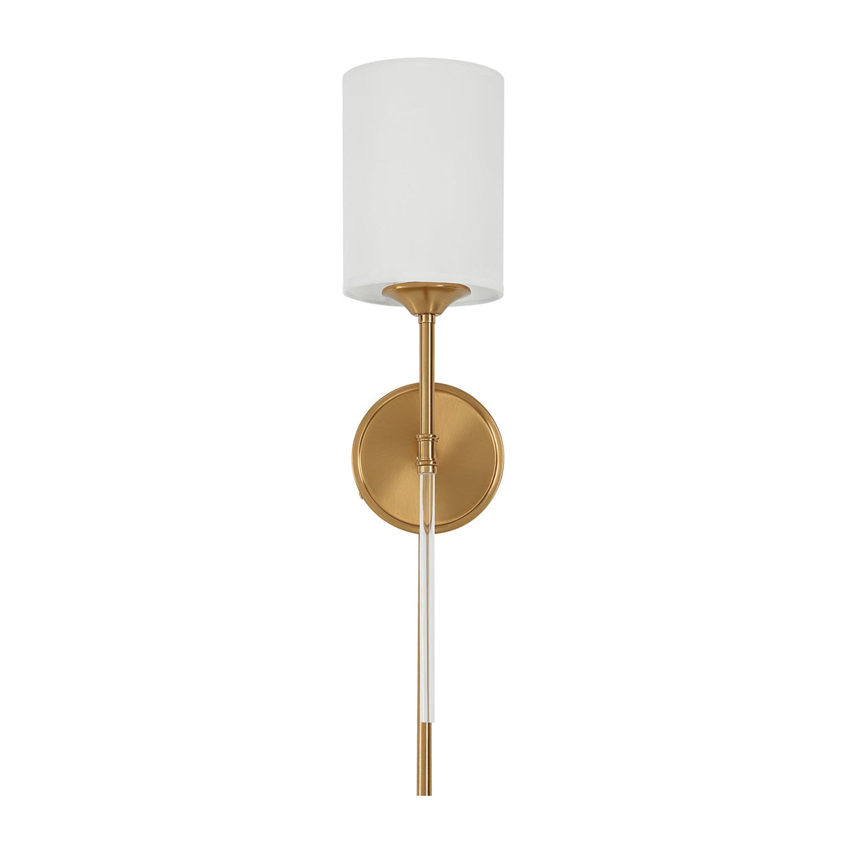 Modern European furniture - White Silken Shade Wall Lamp - www.oroa.com