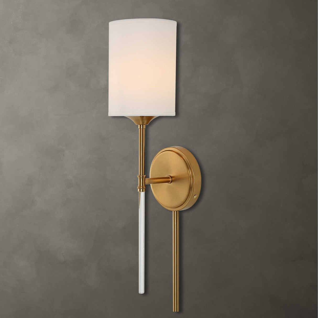 Modern European furniture - White Silken Shade Wall Lamp - www.oroa.com