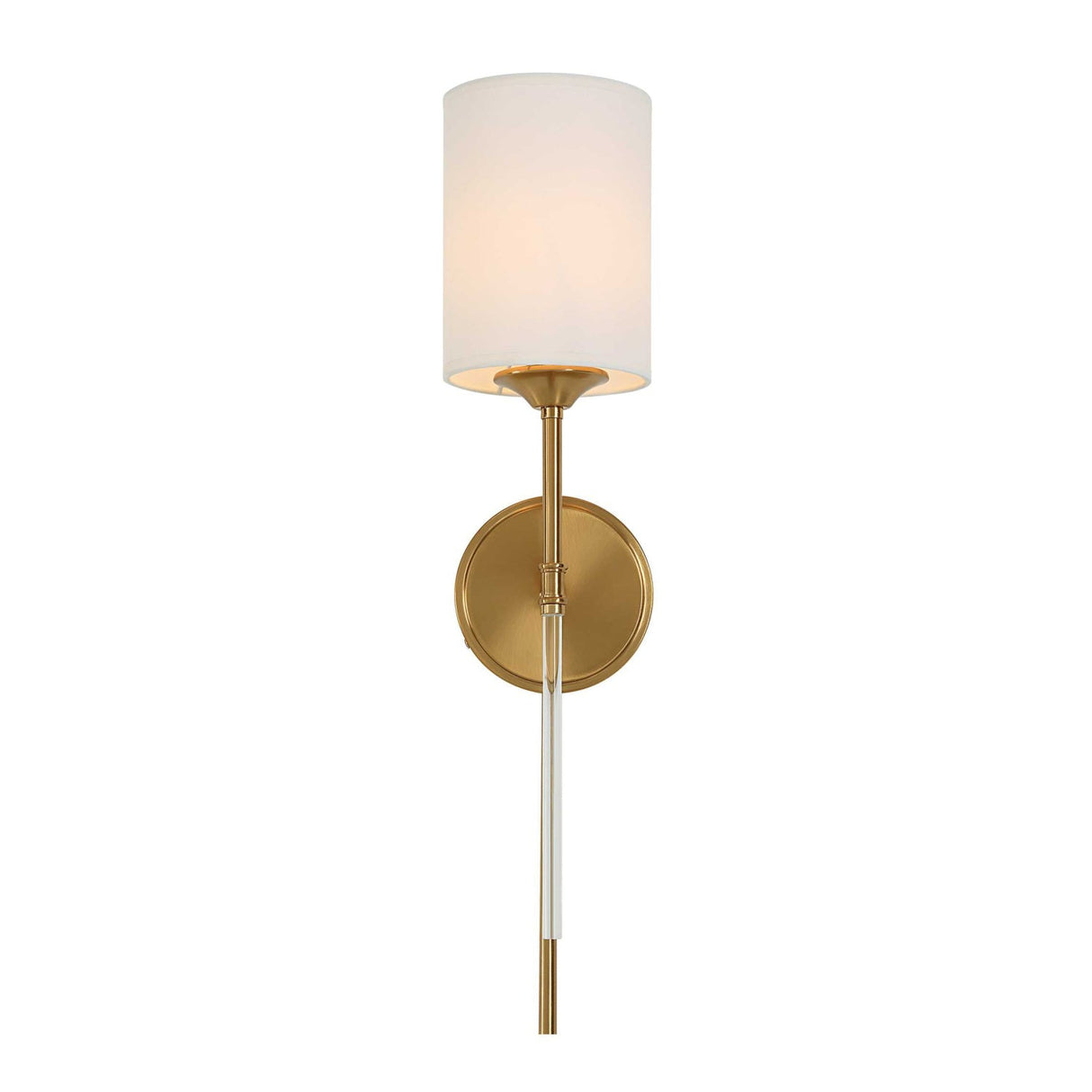 Modern European furniture - White Silken Shade Wall Lamp - www.oroa.com