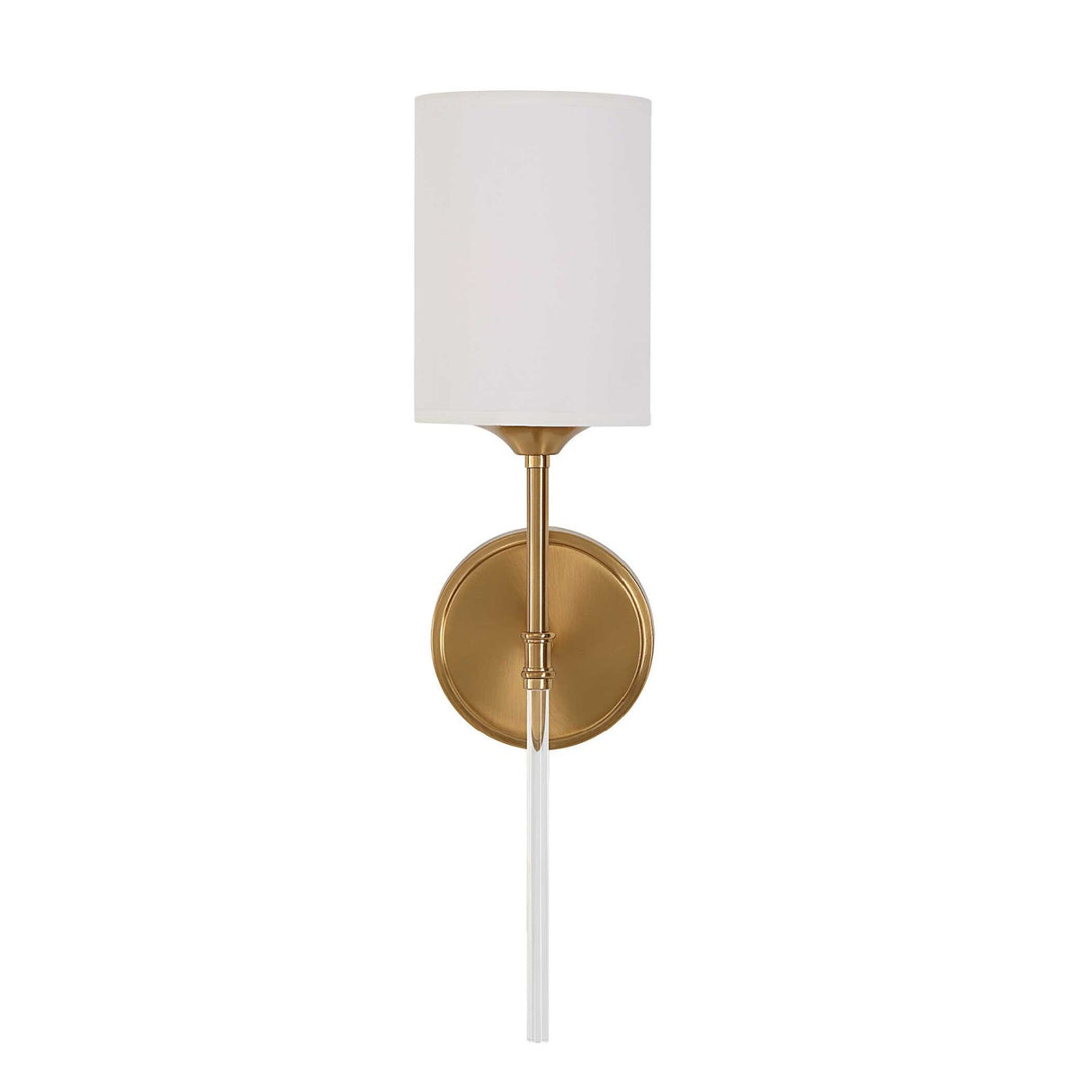 Modern European furniture - White Silken Shade Wall Lamp - www.oroa.com