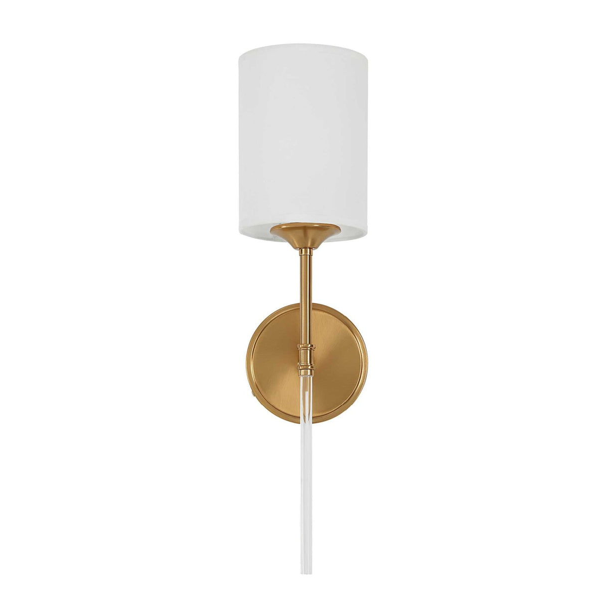 Modern European furniture - White Silken Shade Wall Lamp - www.oroa.com
