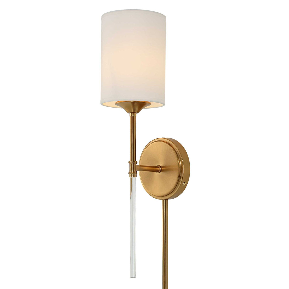 Modern European furniture - White Silken Shade Wall Lamp - www.oroa.com
