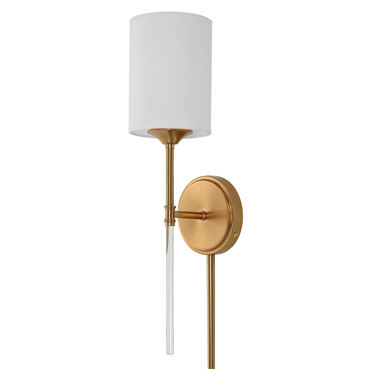 Modern European furniture - White Silken Shade Wall Lamp - www.oroa.com