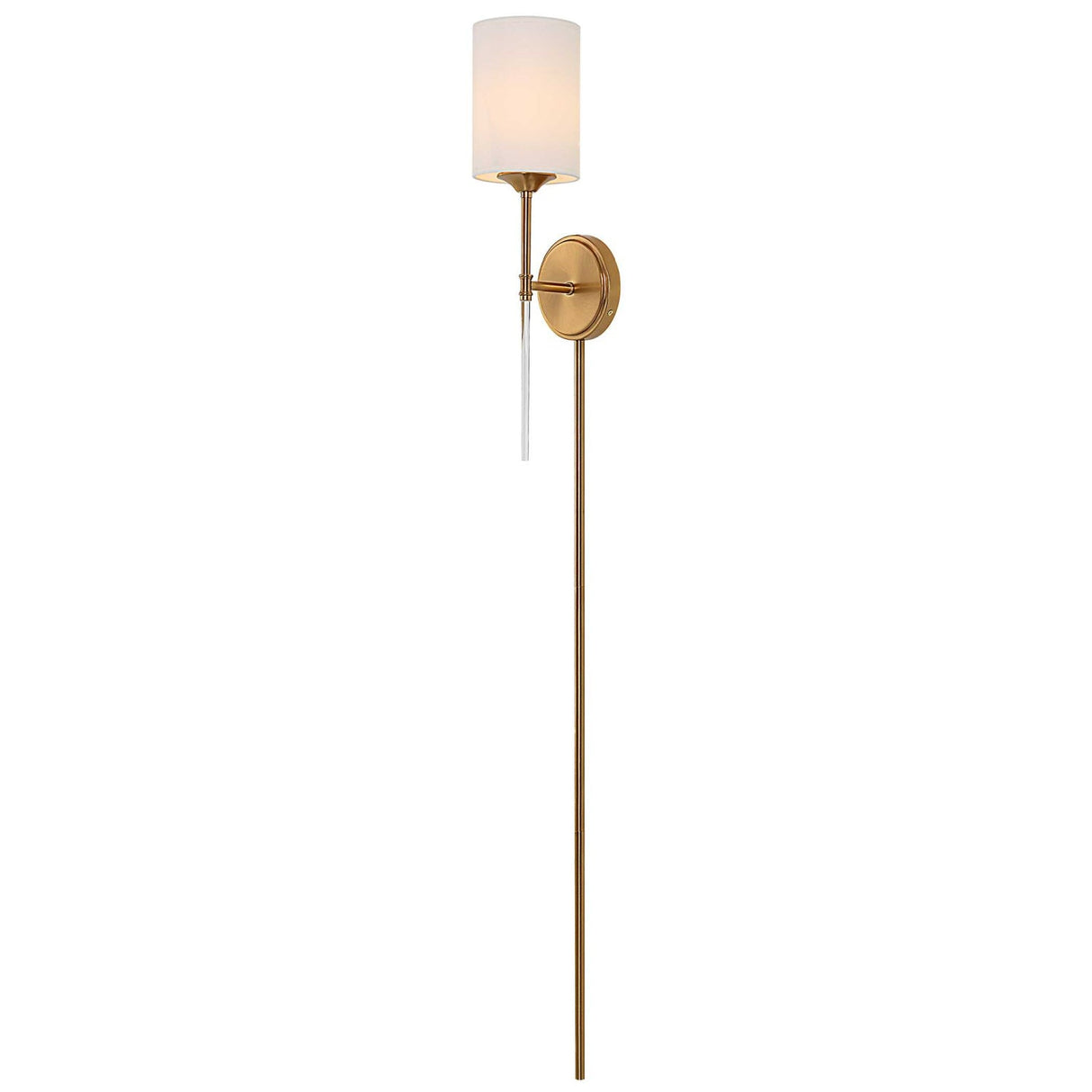 Modern European furniture - White Silken Shade Wall Lamp - www.oroa.com