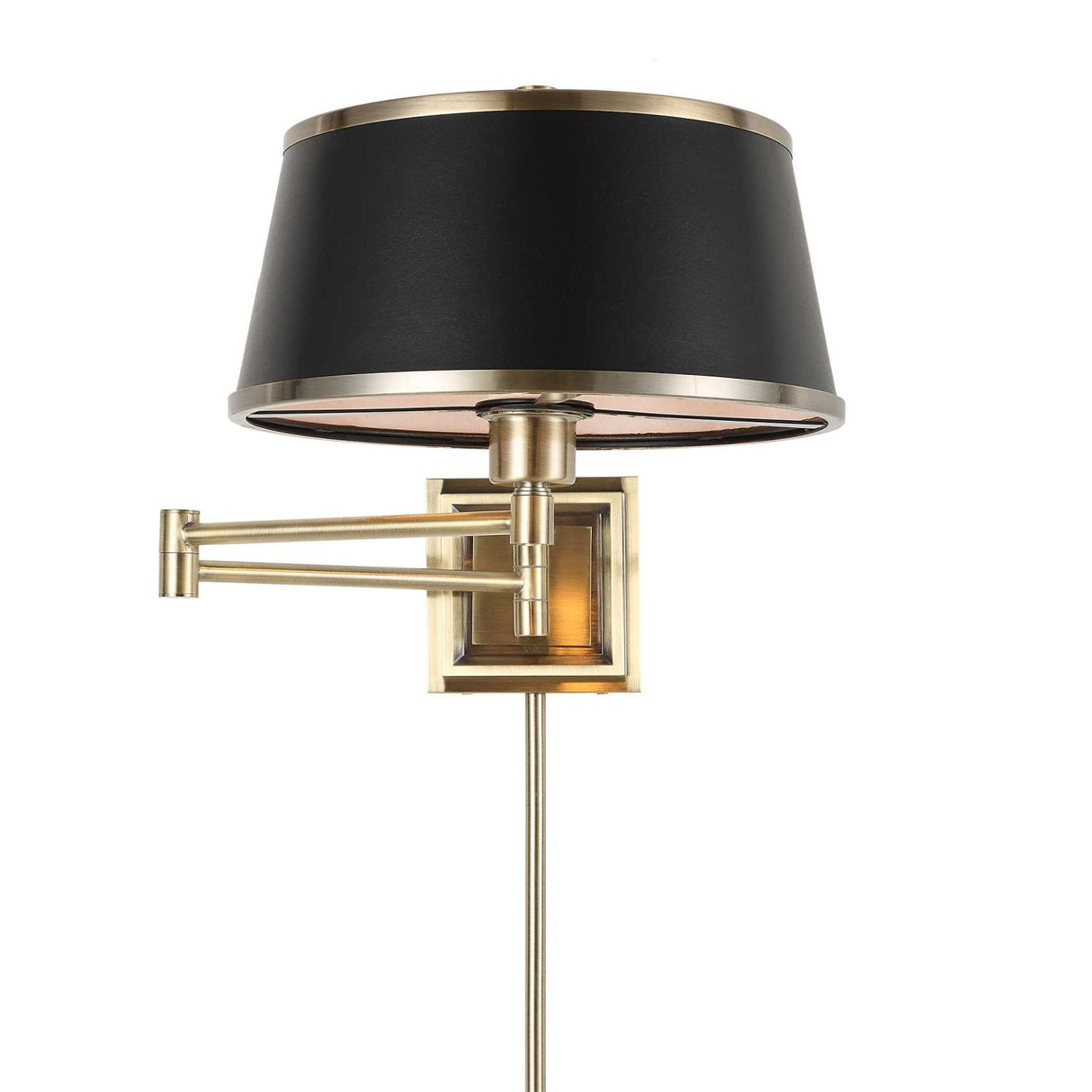 Modern European furniture - Black Leather Look Wall Lamp - www.oroa.com
