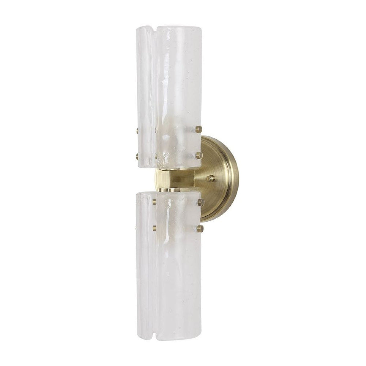 Seeded Glass Panels Wall Lamp | Uttermost Mistie - www.oroa.com