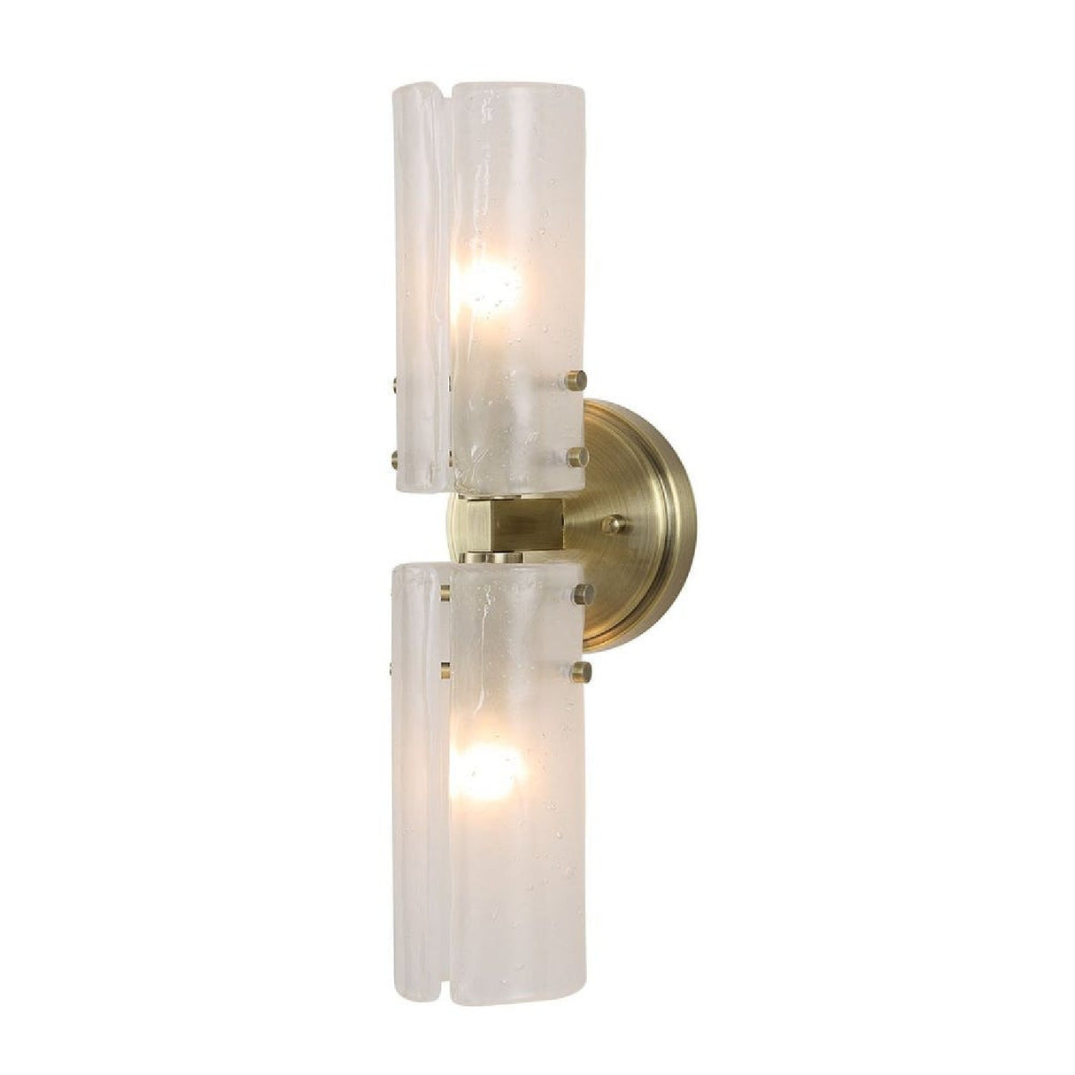 Seeded Glass Panels Wall Lamp | Uttermost Mistie - www.oroa.com