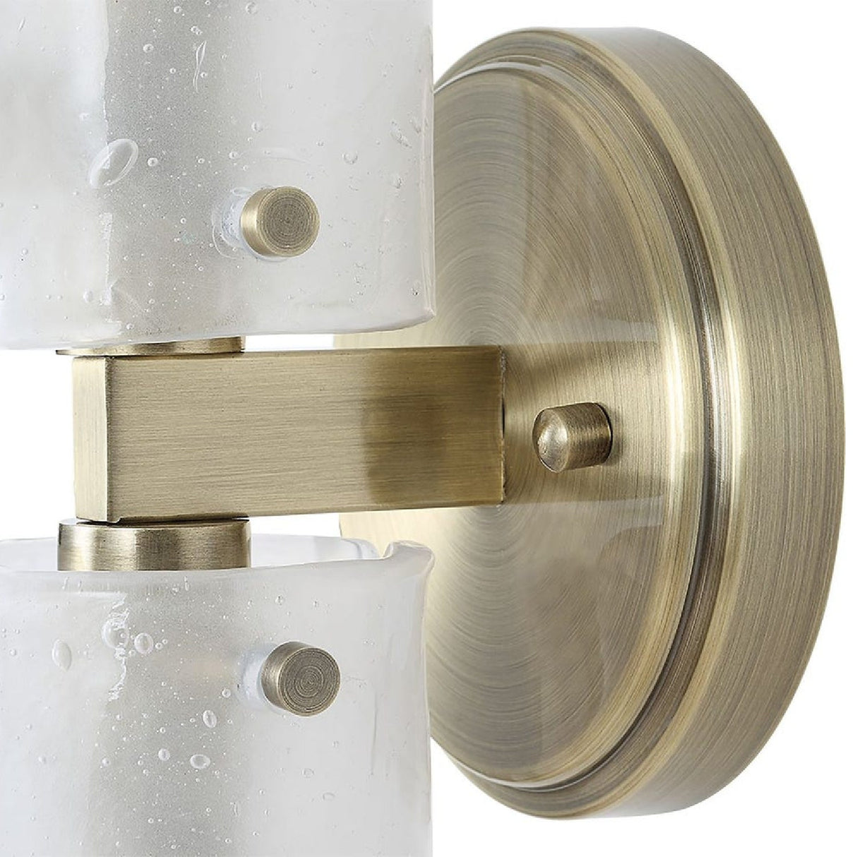 Seeded Glass Panels Wall Lamp | Uttermost Mistie - www.oroa.com