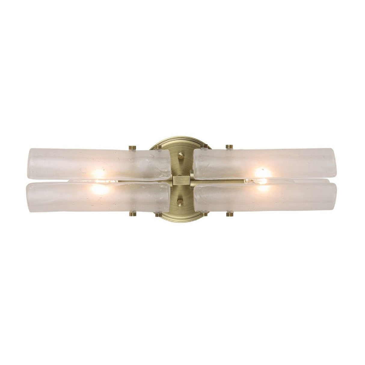 Seeded Glass Panels Wall Lamp | Uttermost Mistie - www.oroa.com